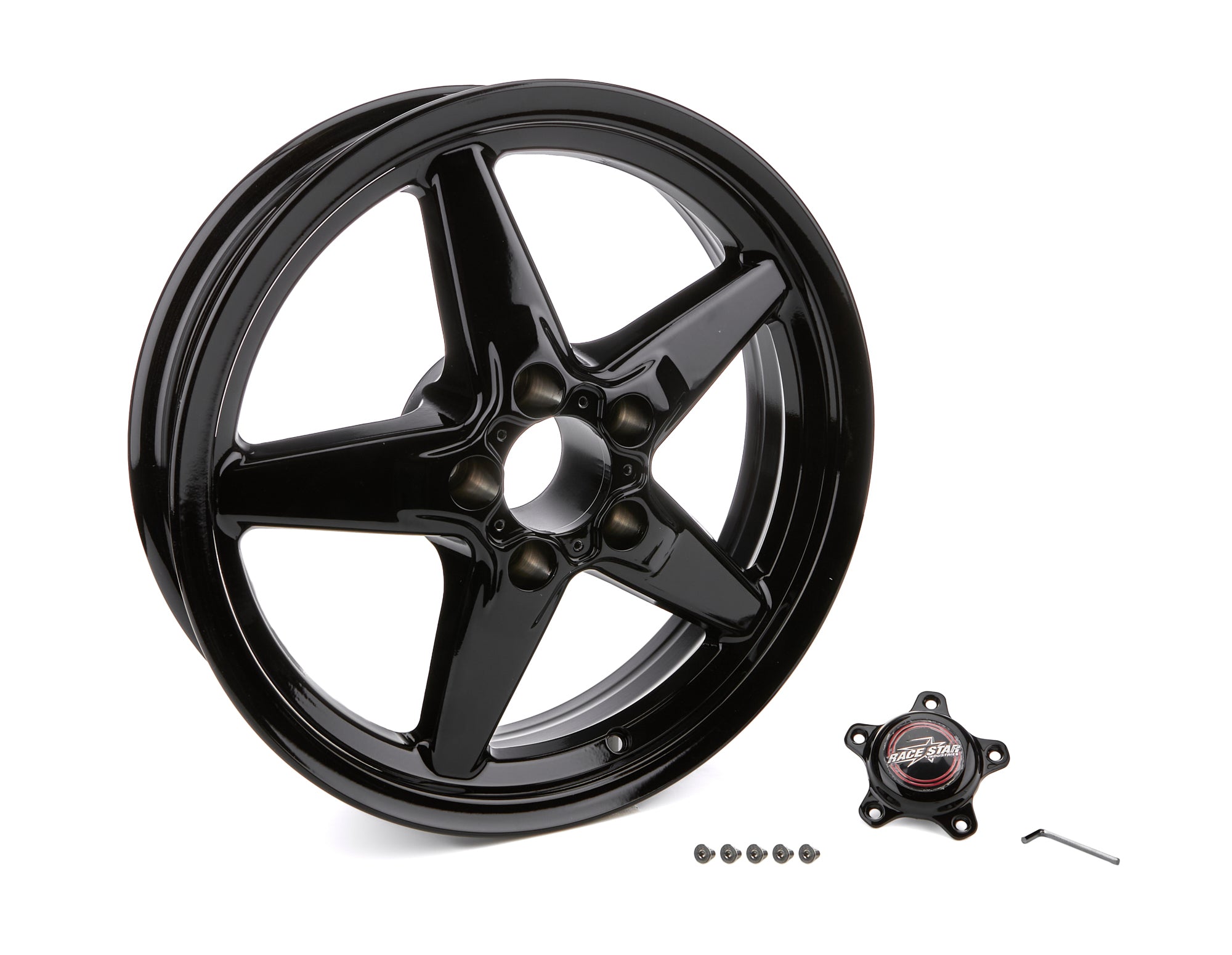 92 Drag Star Bracket Rac er Gloss Black  17x4.5