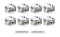 SBC FT Piston Set 4.040 Bore -5cc