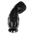 8AN 45Deg Pro Hose End PTFE Black