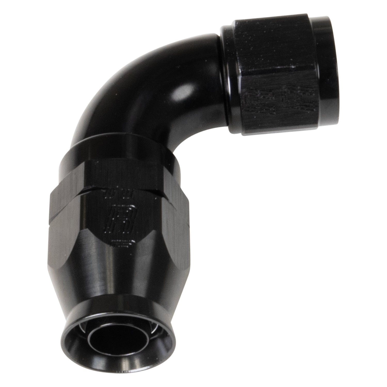 10AN 90Deg Pro Hose End PTFE Black