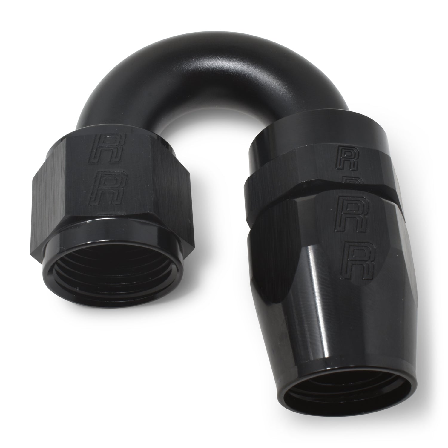 10AN 180Deg Hose End ProClassic Swivel Black