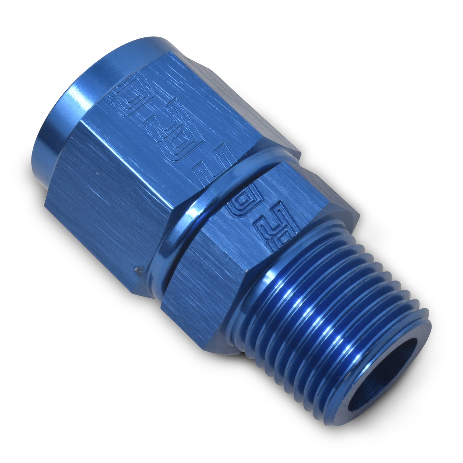 8AN F 3/8M Straight Blue