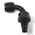 6AN 90Deg Swivel Hse End Black