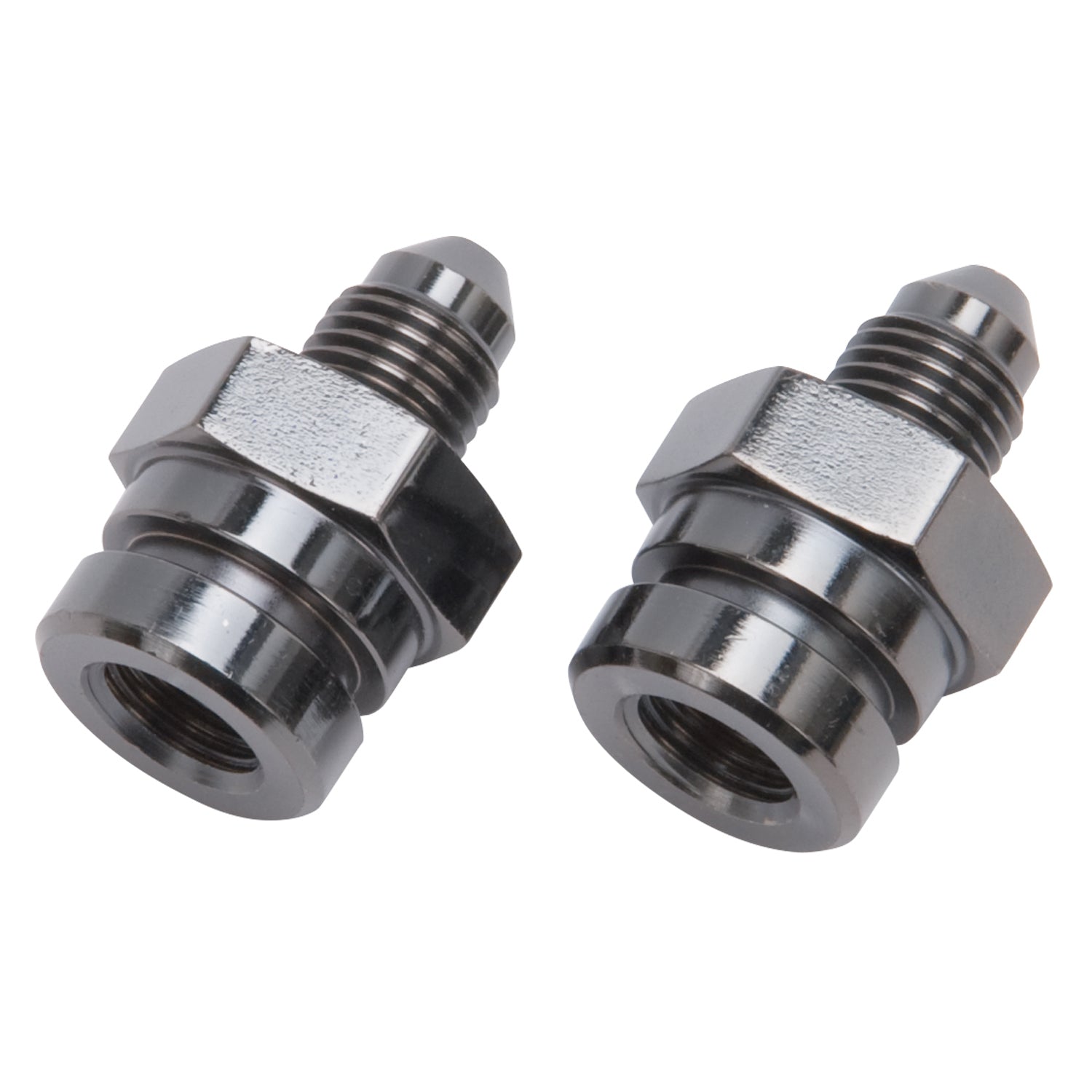 3ANx3/8-24 F Brake Adapt Black (2 Pack)