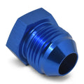10AN Flare Plug Adapter Blue