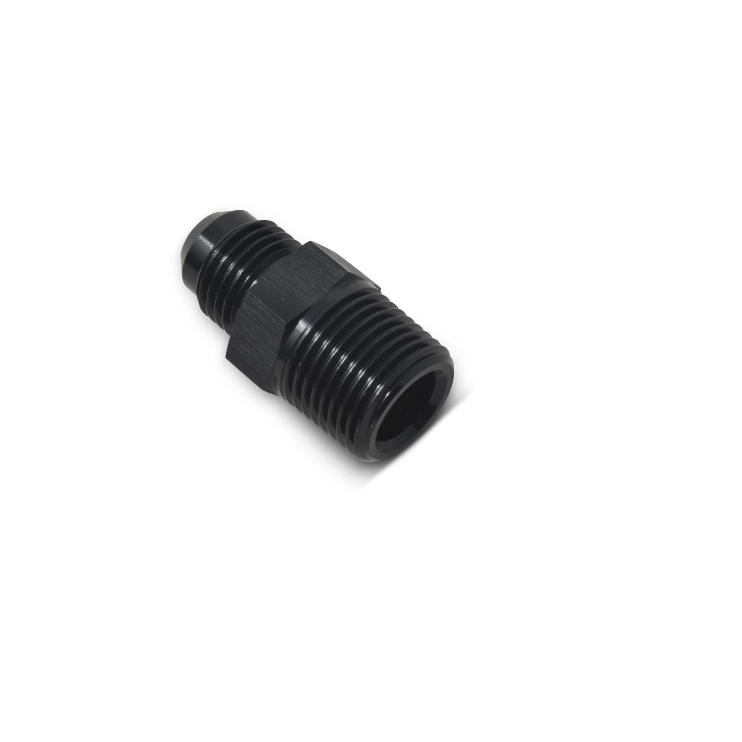 8AN Str M to 1/4NPT M Black