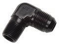4AN 90Deg 1/4NPT Black