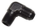 6AN 90Deg to 1/8NPT Black