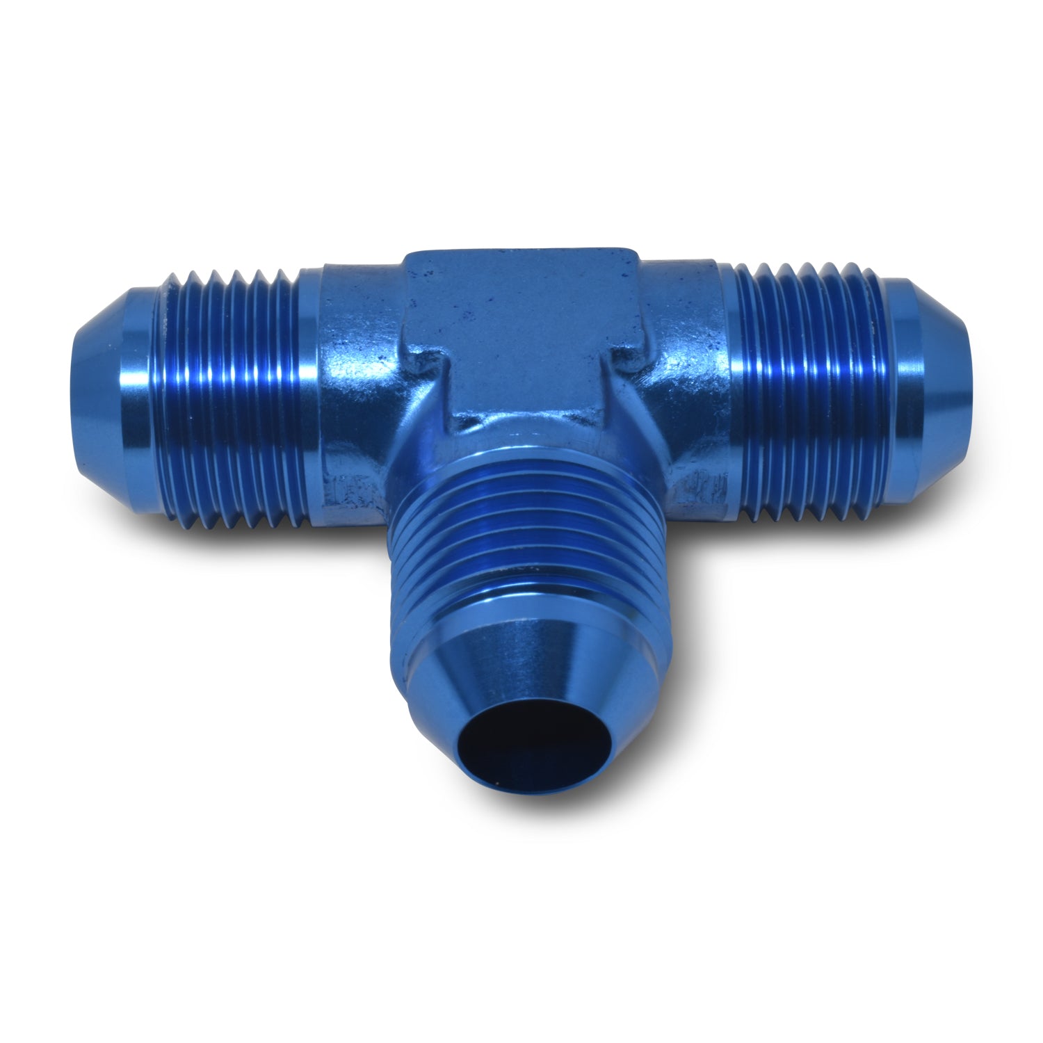 8AN Tee Adapter Blue