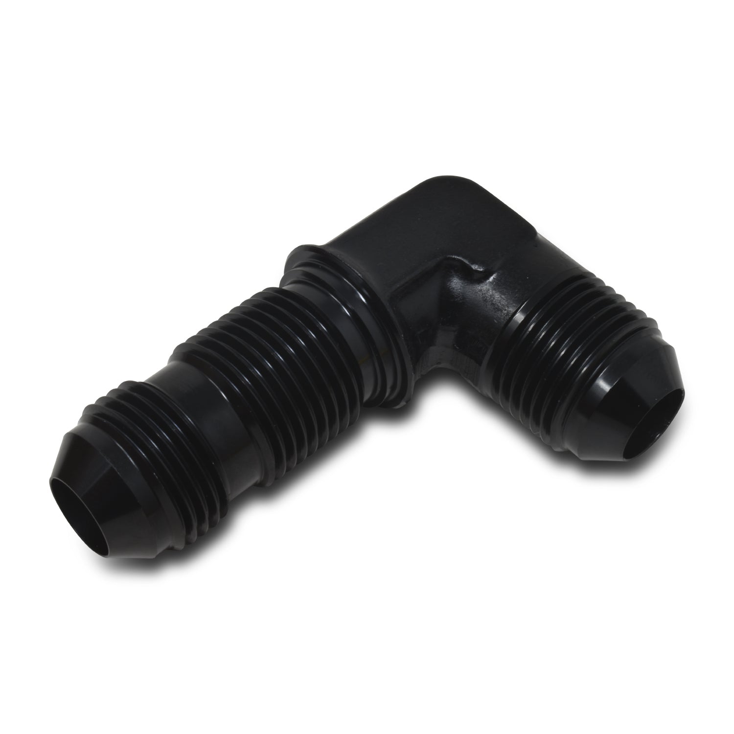8AN 90Deg Bulkhead Black