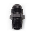 Adapter Ftg #6 to 1/2 NPT Str Black