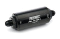 8AN 10 Micron Gas Filter Male In/Out Black