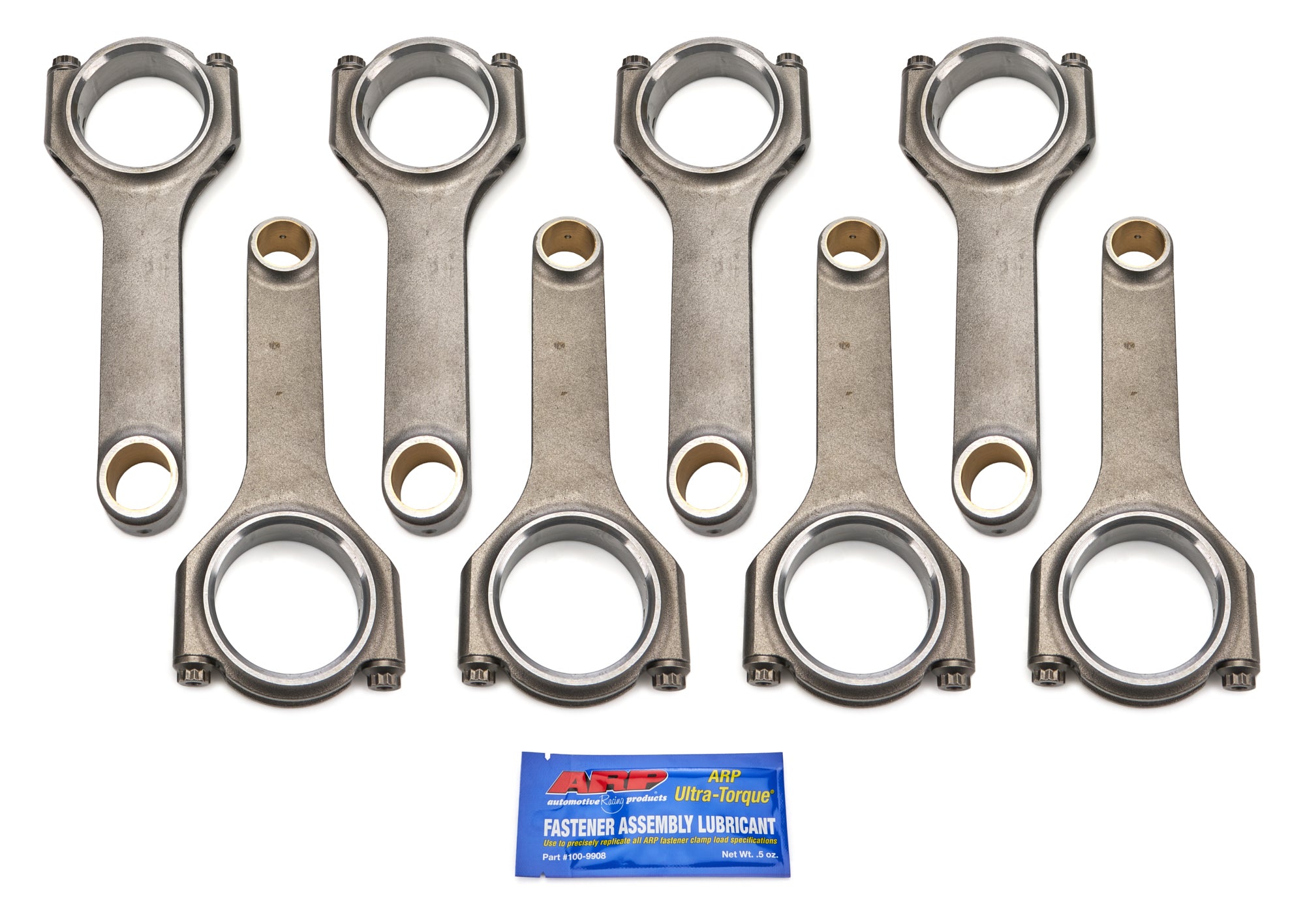 SBC 4340 Forged H-Beam Rods 6.125 w/ARP2000