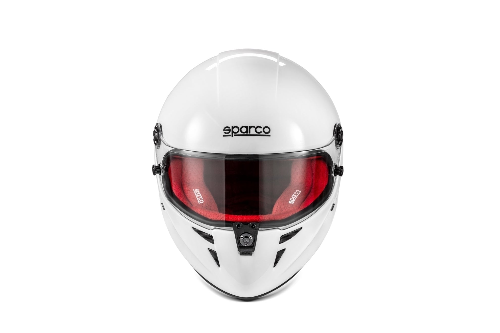 Helmet Stealth Medium / Large White Red SA2025