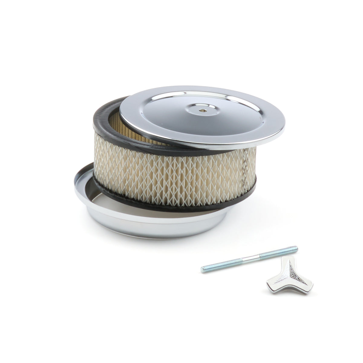 6x2 Air Cleaner Kit Raised Base Steel 5 1/8