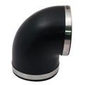 90 Deg Intake Coupler w/Clamps
