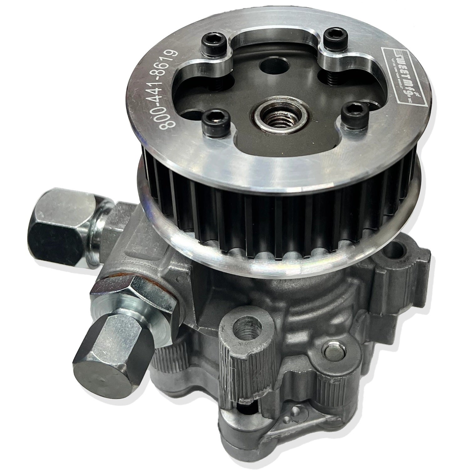 Alum P/S Pump W/ 33T Pulley Bert/Brinn