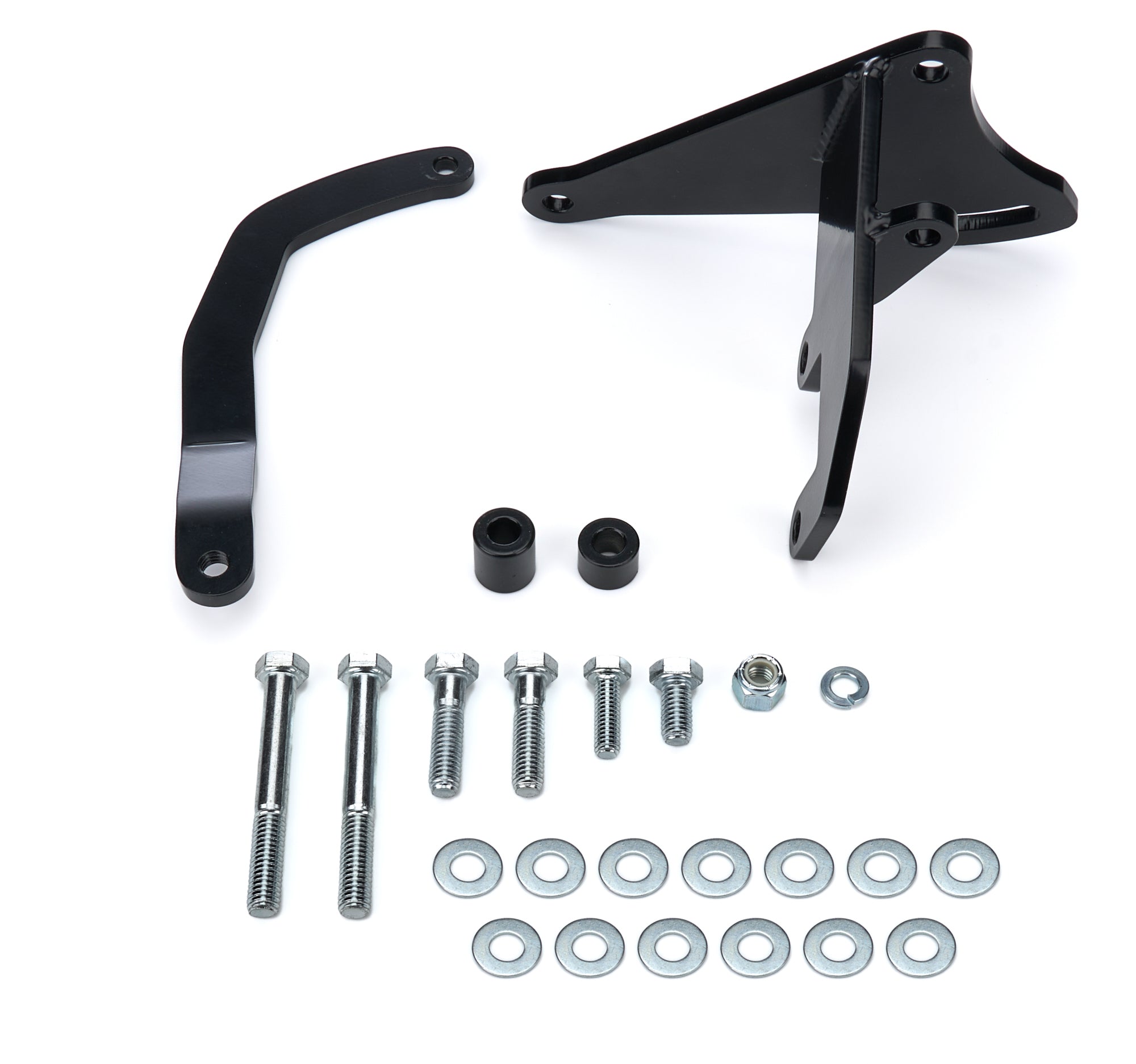 Alternator Bracket SBC Short Water Pump Black
