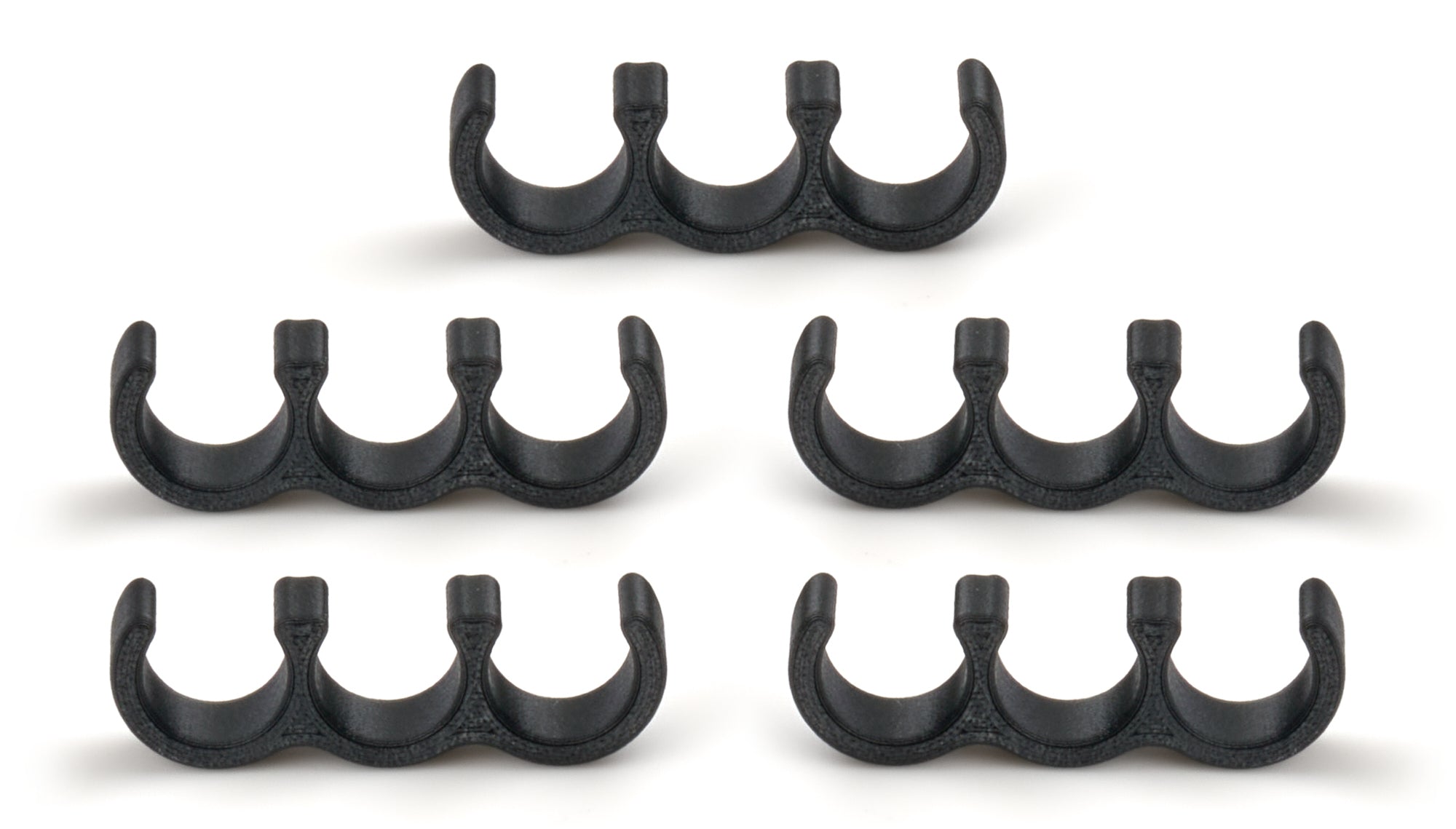Line Clamp Triple -6 Fuel Line 5 Pack