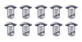 Oval Head Buttons .450 Long 10 Pack