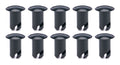 Oval Head Buttons .600 Long Black 10 Pack
