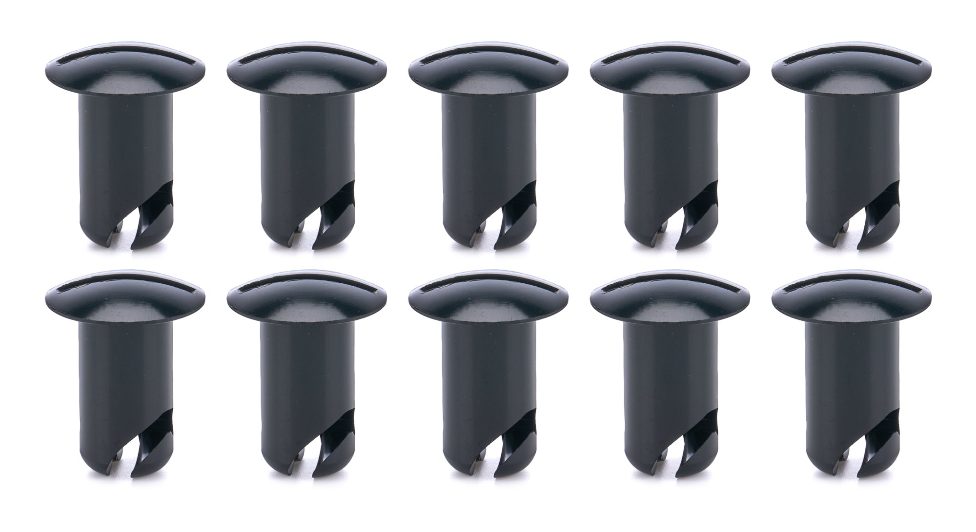 Oval Head Buttons .600 Long Black 10 Pack