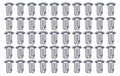 Oval Head Buttons .600 Long 50 Pack