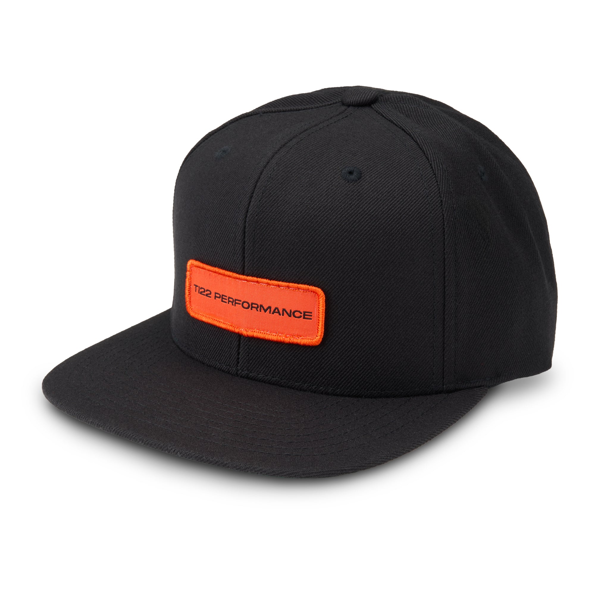 Hat Flat Brim Black With Ti22 Patch
