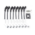 8.5mm Black Ign Wire Set 135 Degree Black Boots