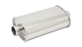 S/S Oval Muffler 2-1/4in In 2-1/4in Out
