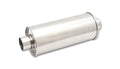 S/S Round Muffler 2.25in In 1.25 Out