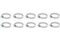 S.S. Worm Gear Clamps 4.05in to 5.0in 10 Pack