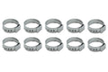 Stainless Steel Pinch Cl amps 16.0-19.2mm 10 Pack