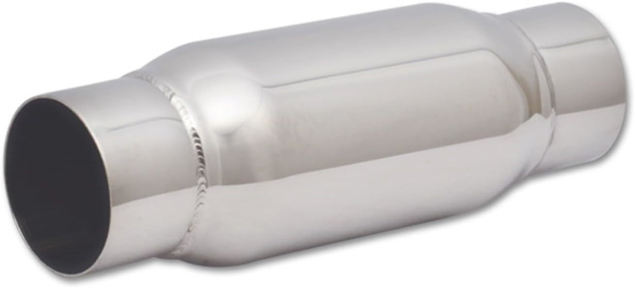 Bottle Style Resonator 3 in inlet/outlet x 12in l