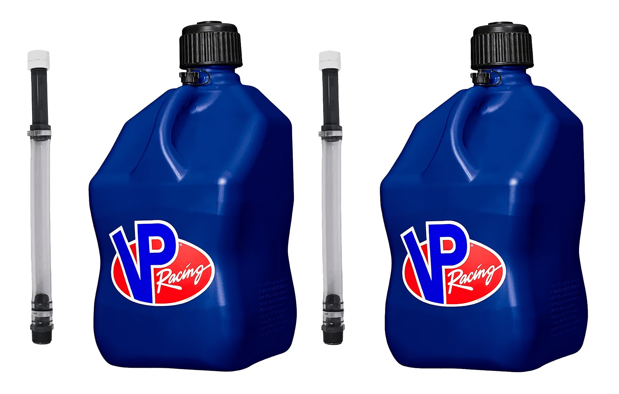 Utility Jug 5.5 Gal Blue Square w/Hose (2 Pack)