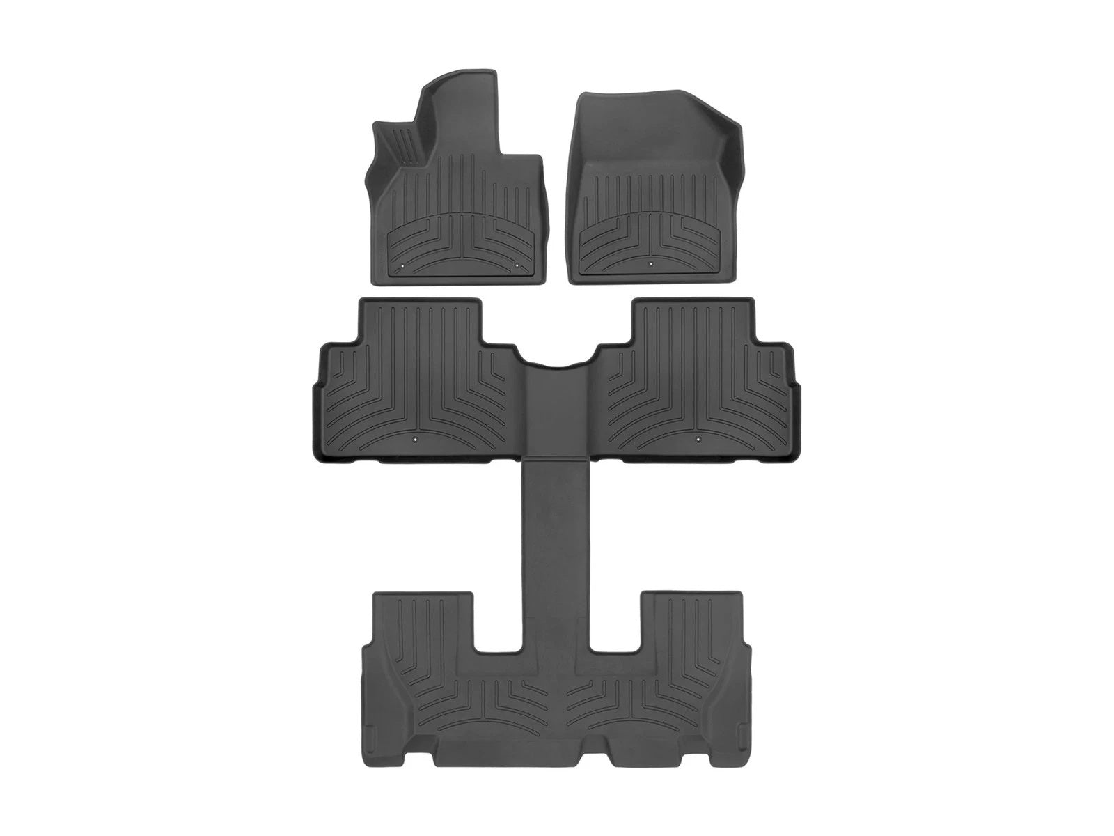 Black Front and Rear FloorLiner HP