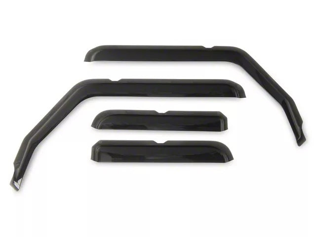 Dark Tint Side Window Deflectors