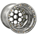 15x17 Blk Magnum Sprint Wheel 8in BS DB