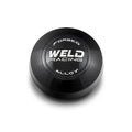 17X4.5 Lug Billet Cap W/O-Ring Black