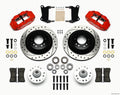Front Disc Brake Kit Red 67-72 Camaro Nova 12.88