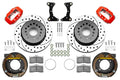Brake Kit Rear Red FDL Drilled 12in GM G Body