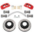 Front Brake Kit 07-15 Tundra Aero6 DM Drilled