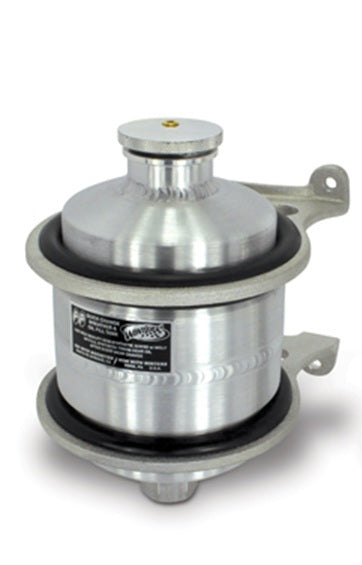 Remote Oil Fill/Breather Tank  4.0in Dia w/Bkt