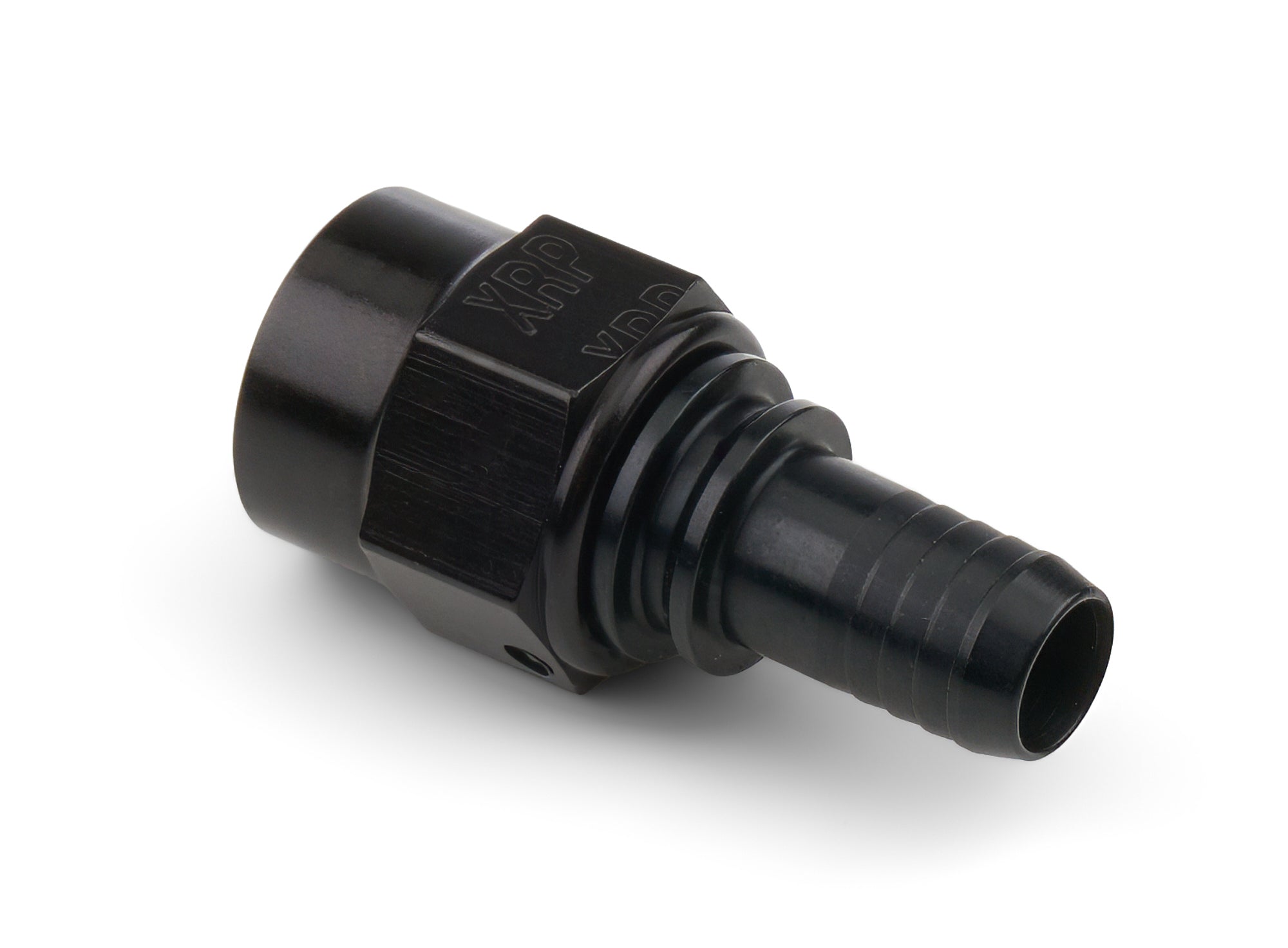 6an Str Race Crimp Hose End Black