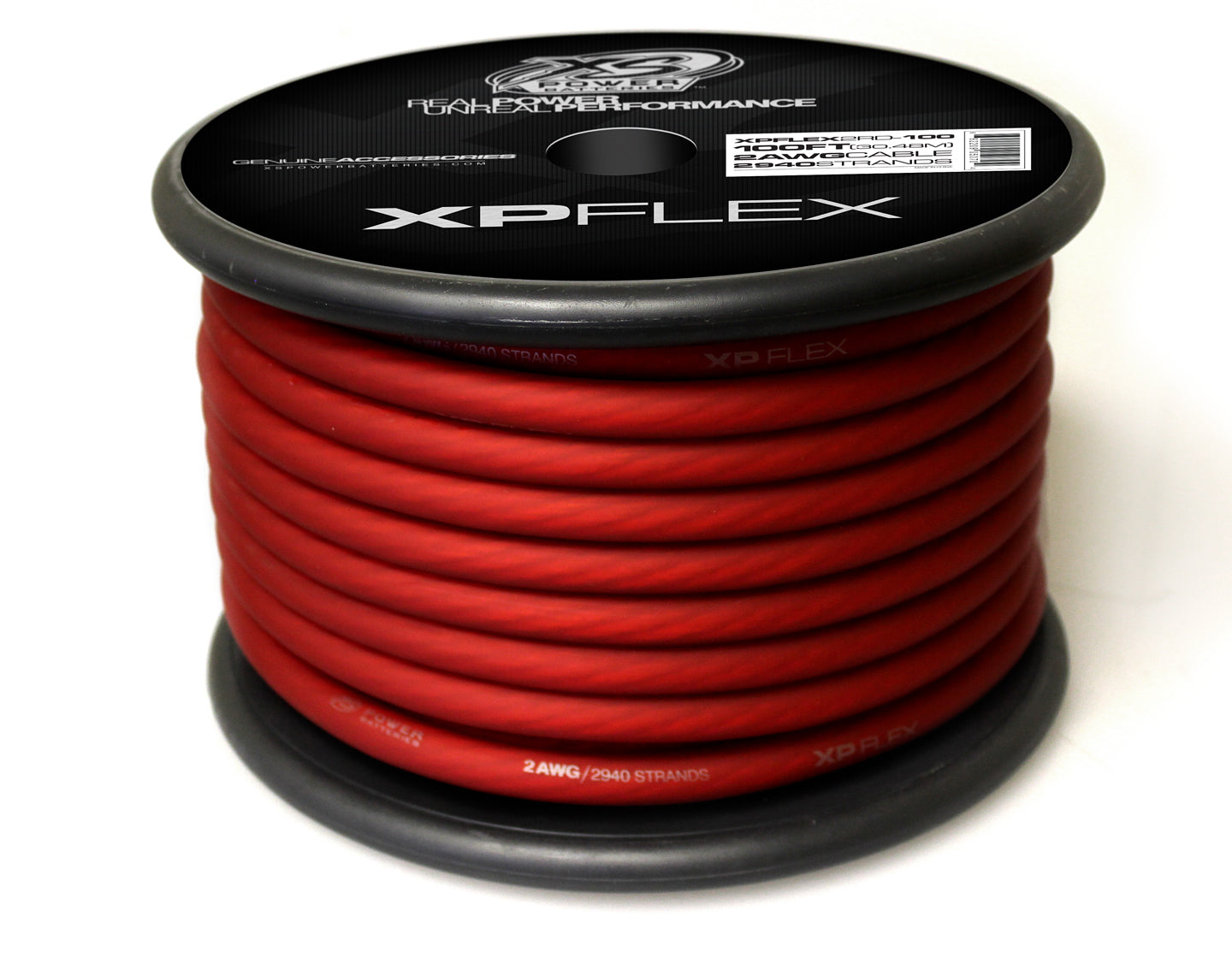 XP Flex Battery Cable 2 AWG 100ft Red